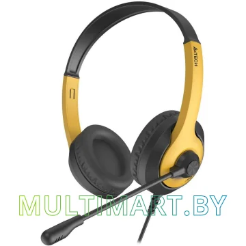 Наушники A4Tech Fstyler FH100U (черный/желтый)